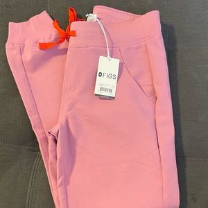 Figs Chalk Pink XS regular length Zamora joggers